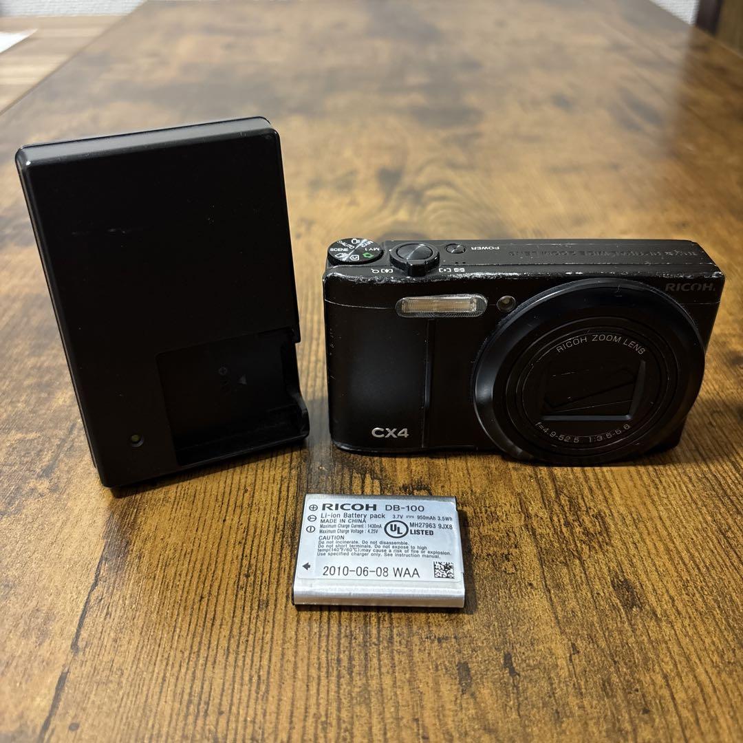 RICOH CX4 コンパクトデジタルカメラ 簡易的な動作確認済み