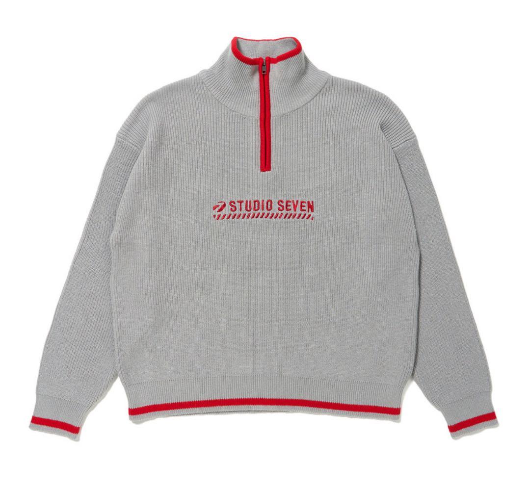 スタジオセブンハーブジップ　ニット　トレーナー　美品