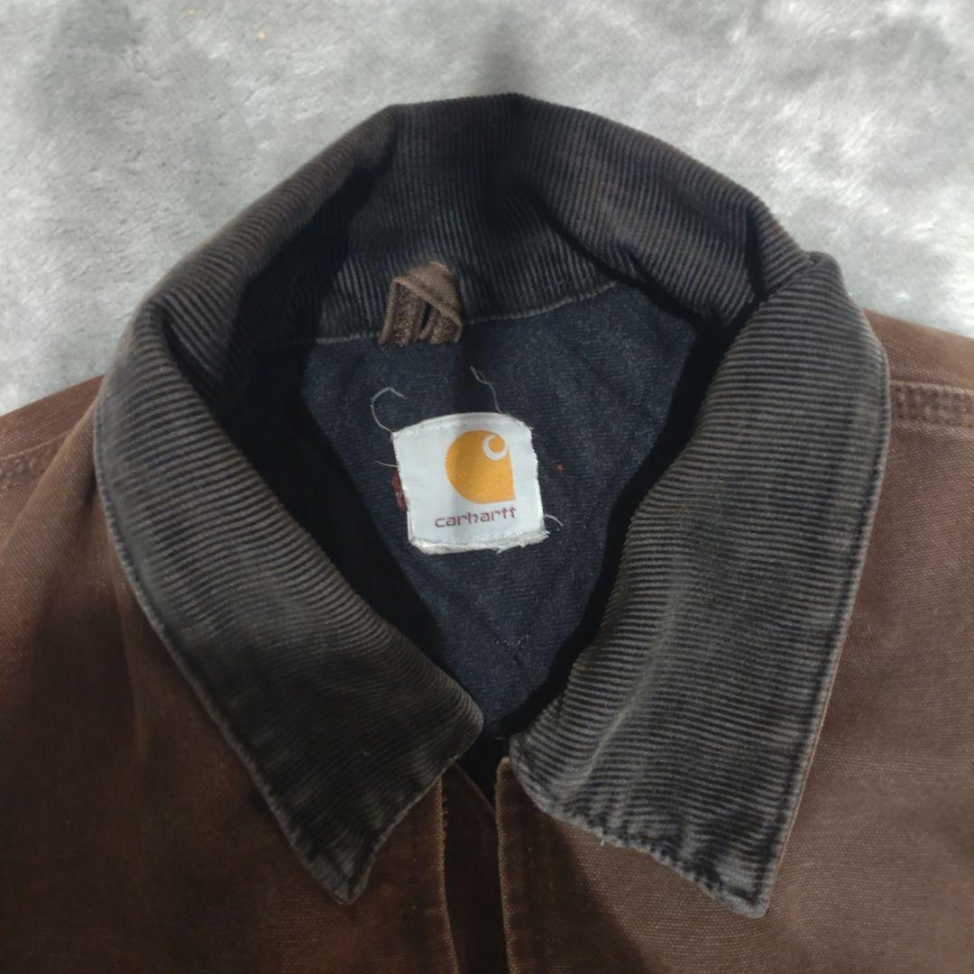 Carhartt ブラウンジャケット ABMパッチ付き