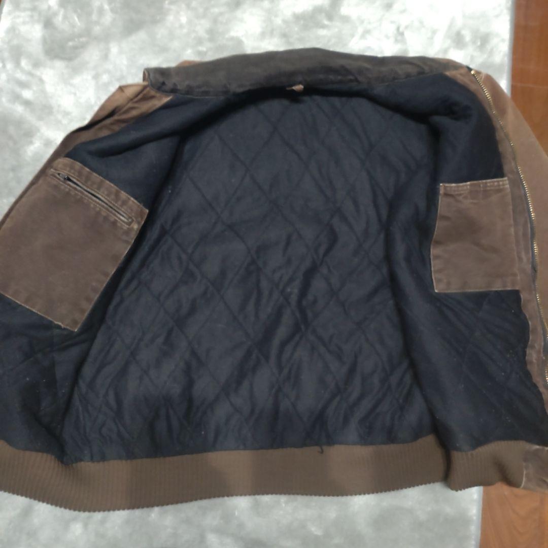 Carhartt ブラウンジャケット ABMパッチ付き