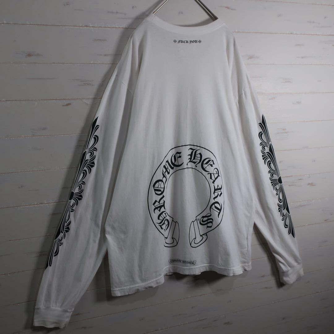 CHROME HEARTS ロンT フローラルクロス 人気 XL クロムハーツ