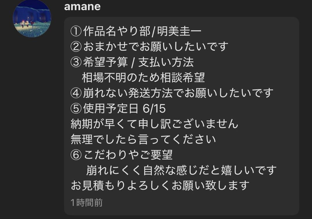 amane様 ウィッグオーダー専用ページ②