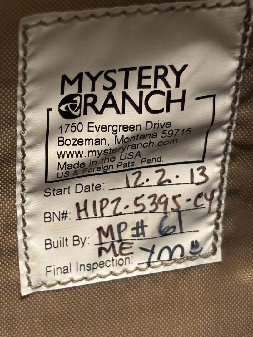 ミステリーランチ　mystery ranch ヒップモンキー usa 2013