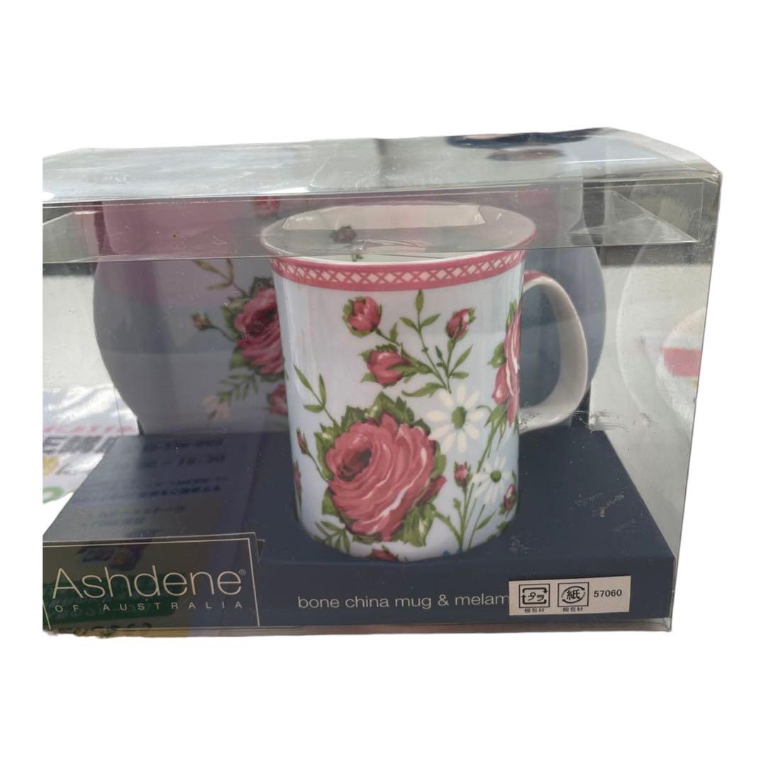 Ashdene コップお皿花柄