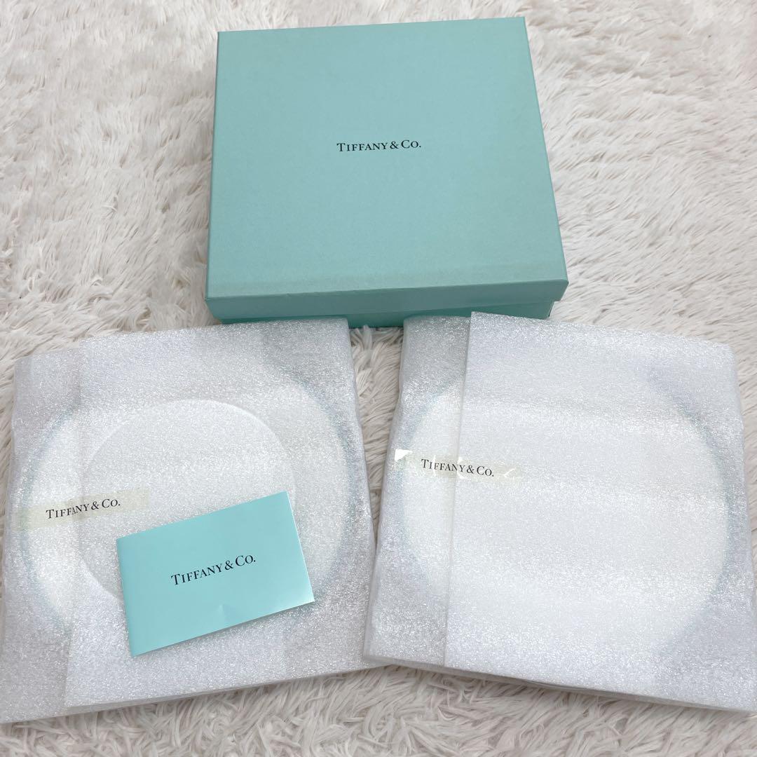 TIFFANY&Co.(ティファニー) / プレート/2点セット/WHT/プラチナ