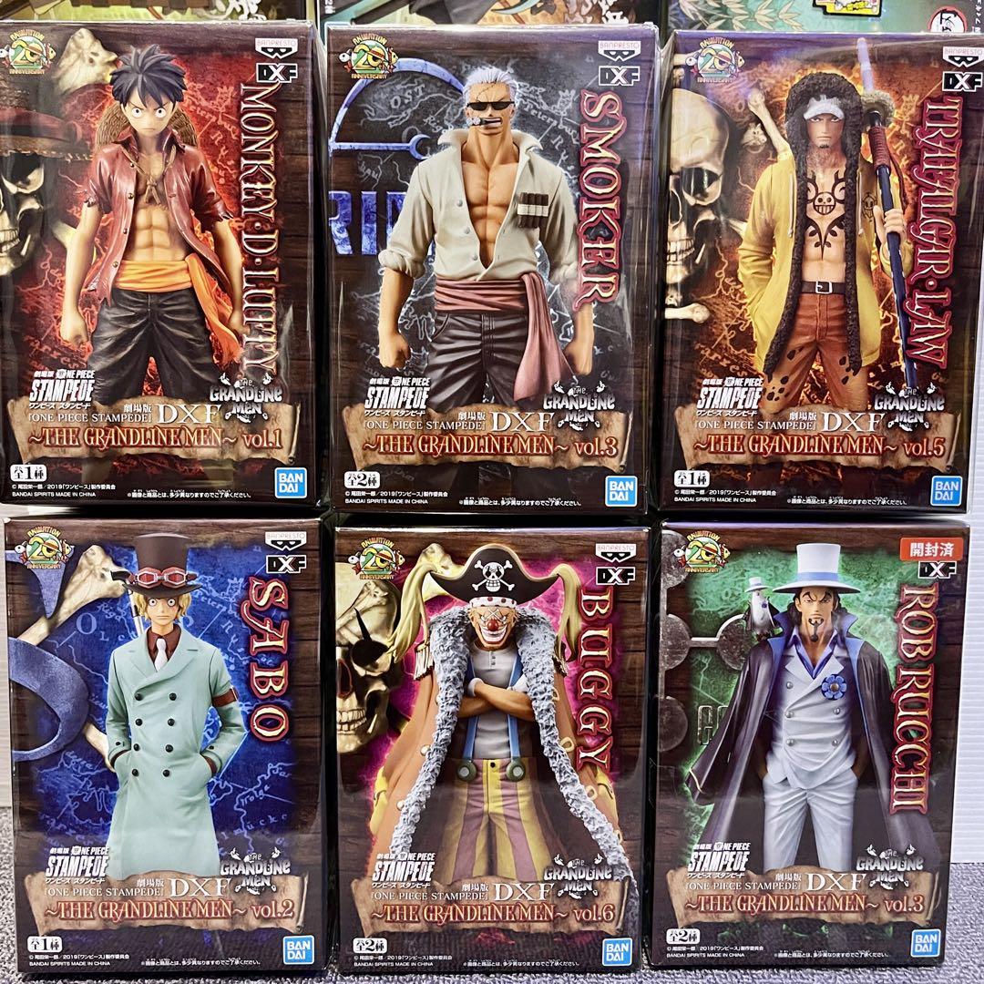 ワンピースフィギュアTHE GRANDLINE MEN6点セット未開封