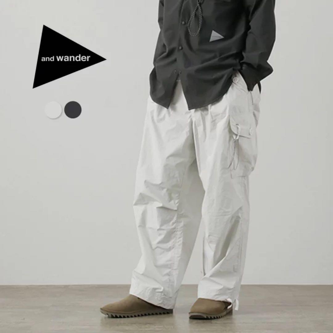 ★and wander★ oversized cargo pants L