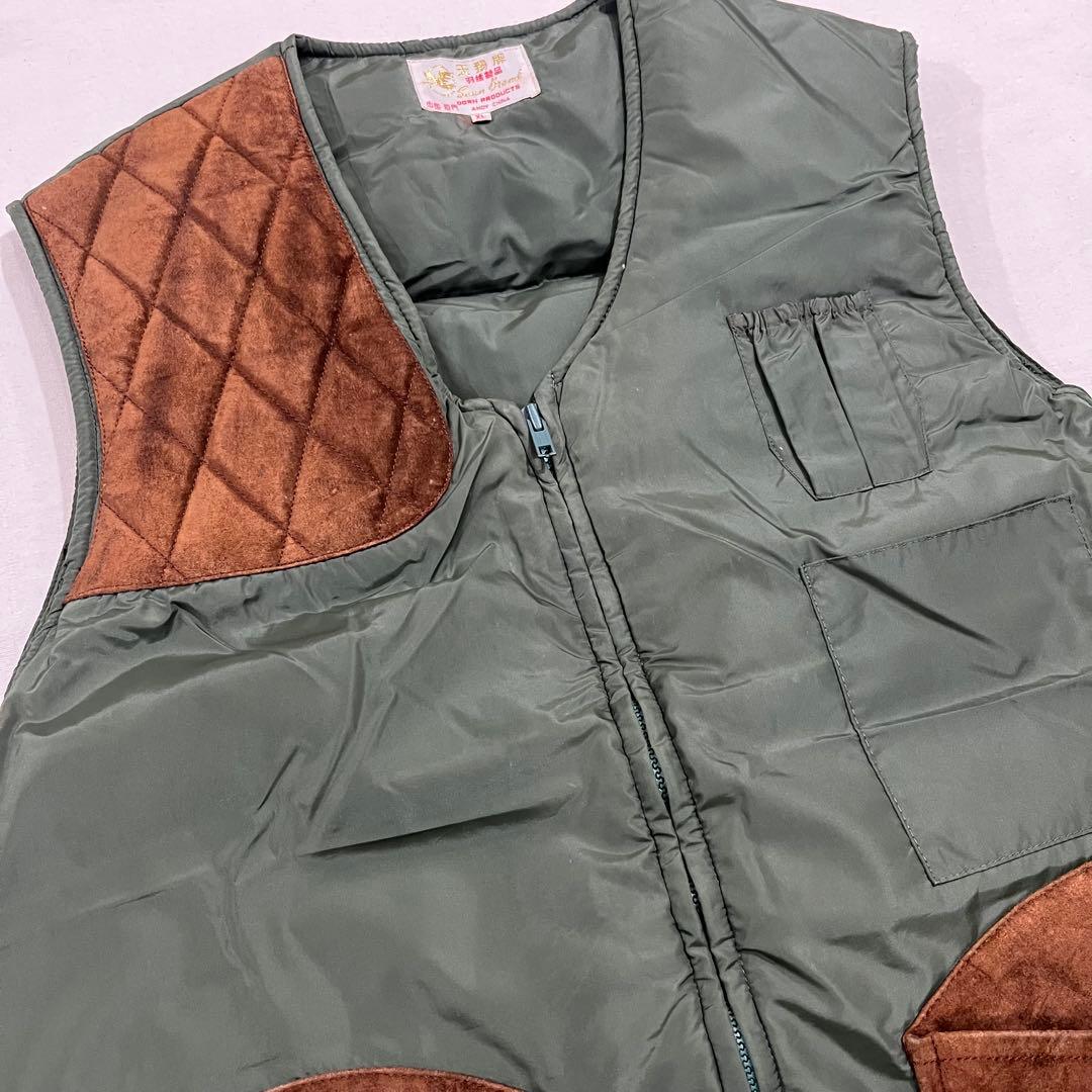 70s 80s Swan Brand ハンティング ダウン ベストXL LL MADE IN USA