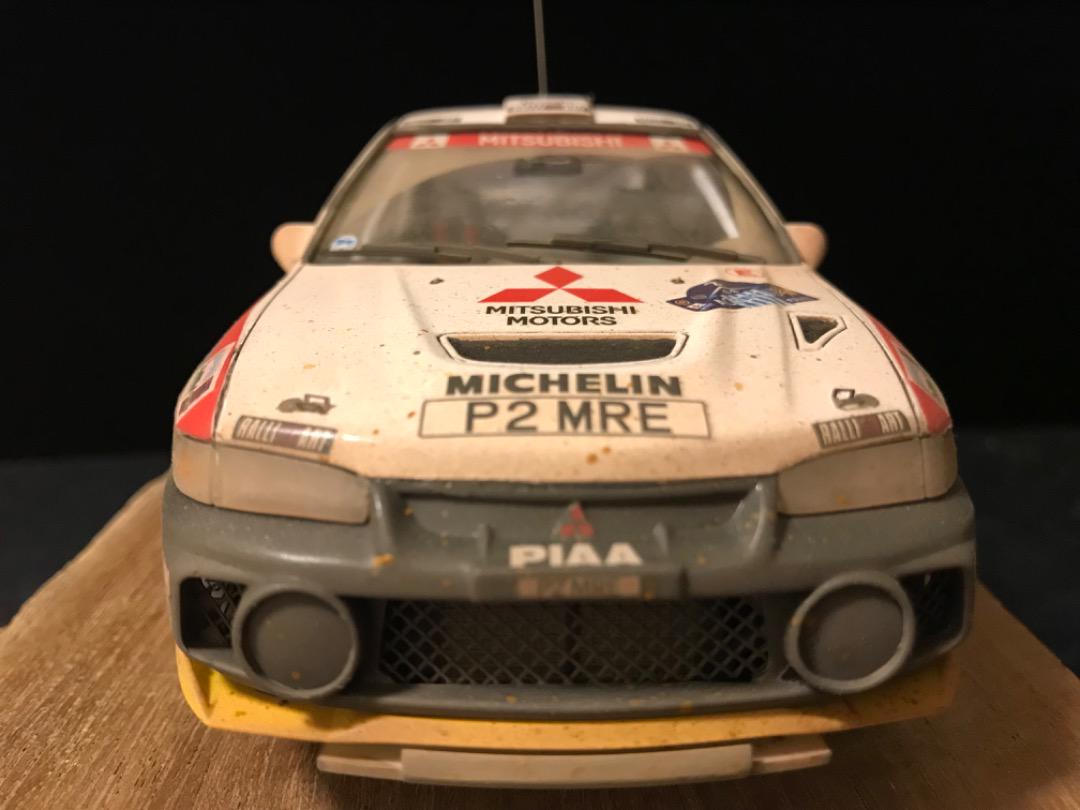 三菱ランサーエボリューションIV 1/24 ハセガワ　WRC 完成品
