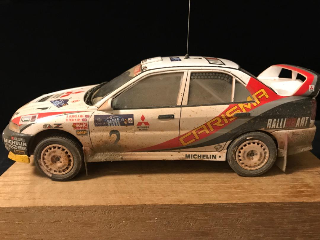 三菱ランサーエボリューションIV 1/24 ハセガワ　WRC 完成品