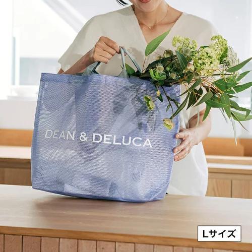 2点セット DEAN & DELUCA 限定 ライラックメッシュトートバック