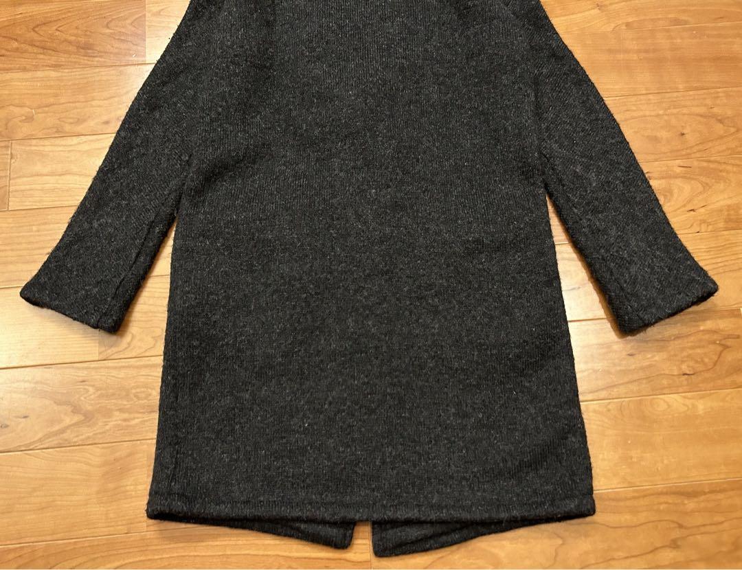 Limi feu ダークグレー ロングコート ウール混紡 STAFF STYLING｜THE SHOP YOHJI YAMAMOTO
