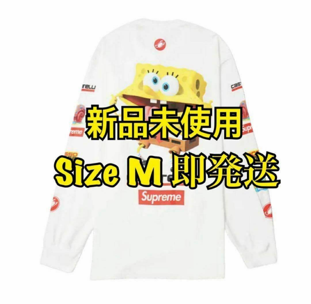 Supreme x SpongeBob Castelli L/S Tee白M