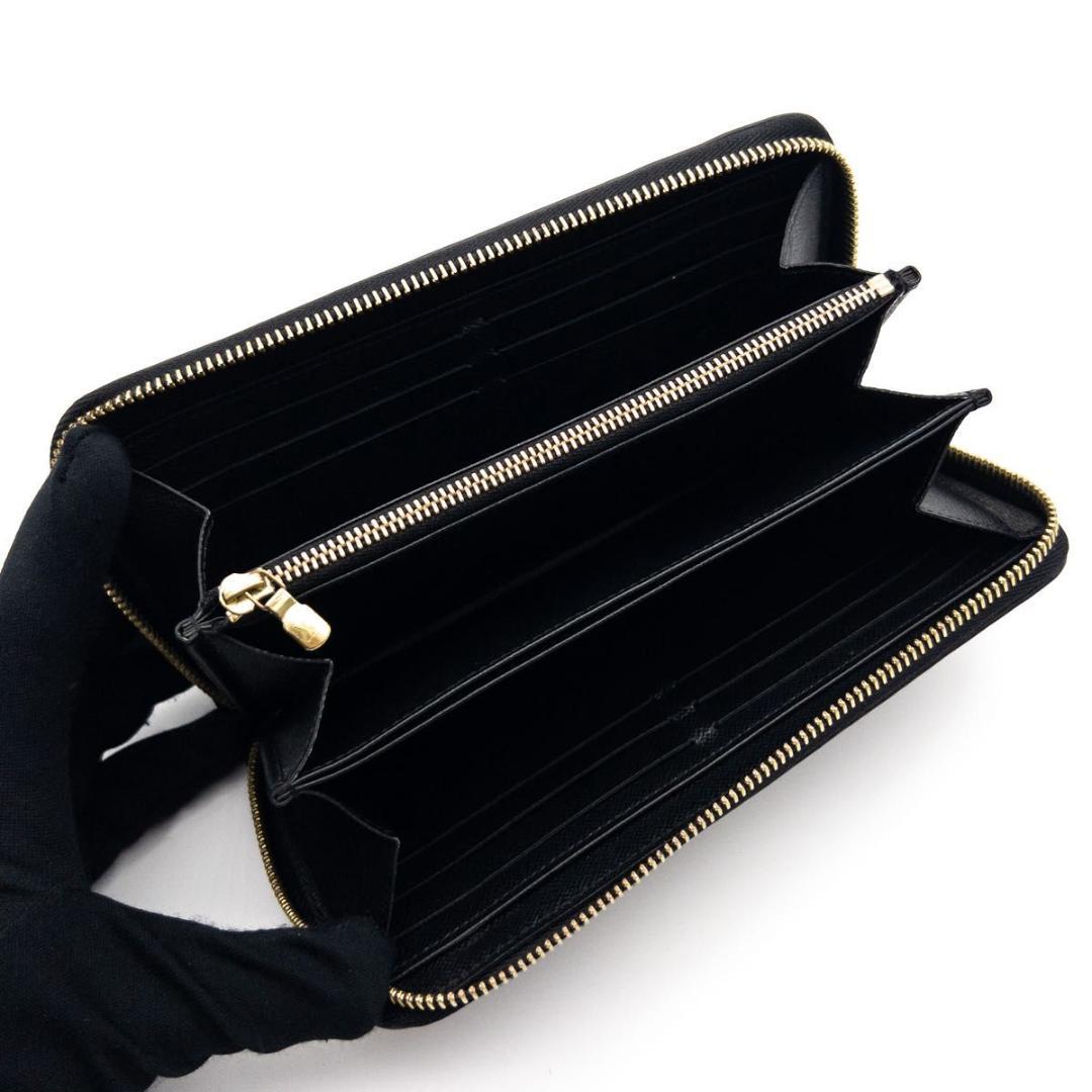 【極美品】ルイヴィトン　新型ICチップ　ジッピーウォレット　エピ　長財布　黒
