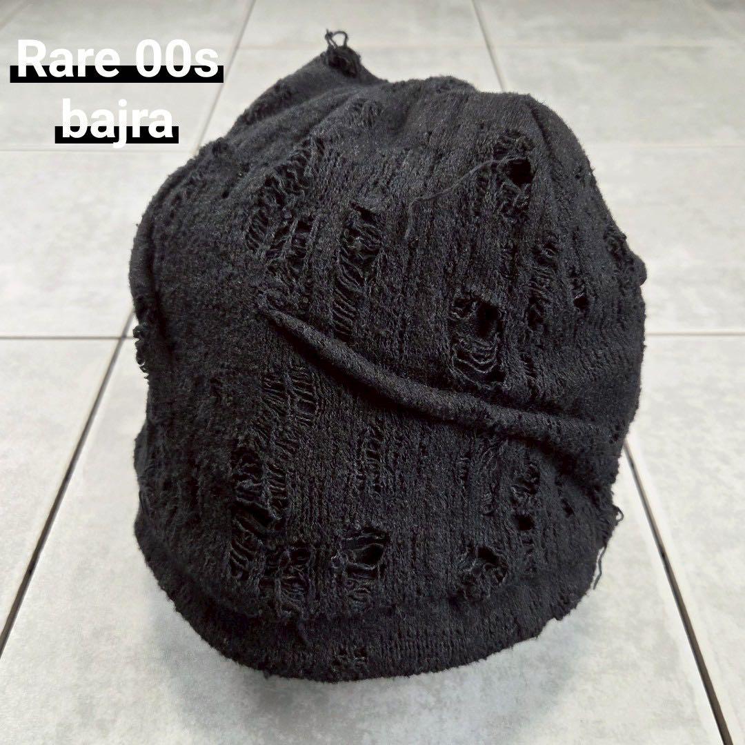 帽子 Rare bajra damage knit beanie grange
