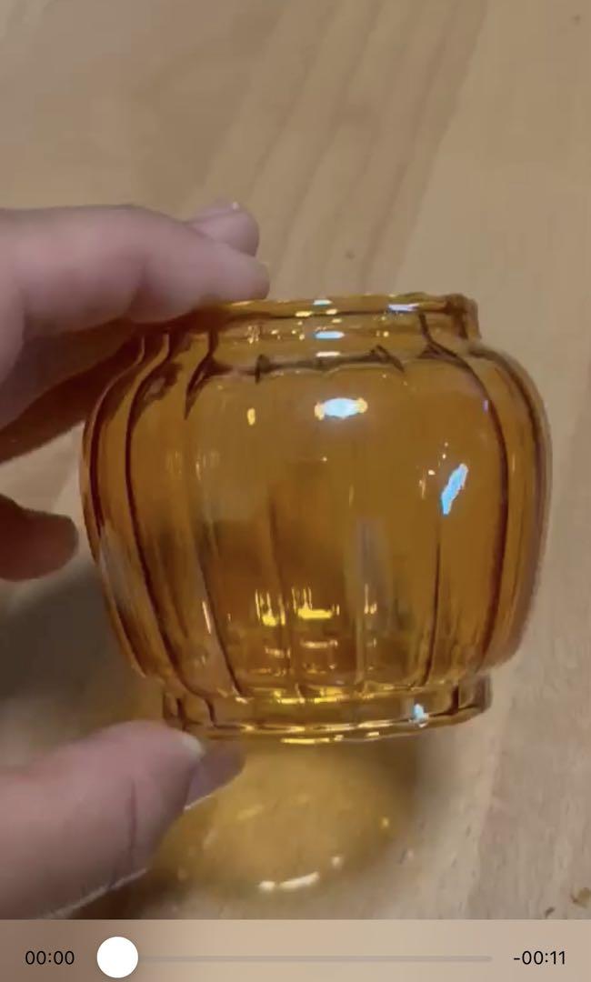 feuerhand 176 フュアーハンド　交換用ホヤ　波模様琥珀色
