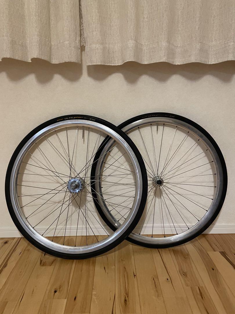 アルミホイール ライブDIO SR/ZX AF34/AF35 前後セット 黒