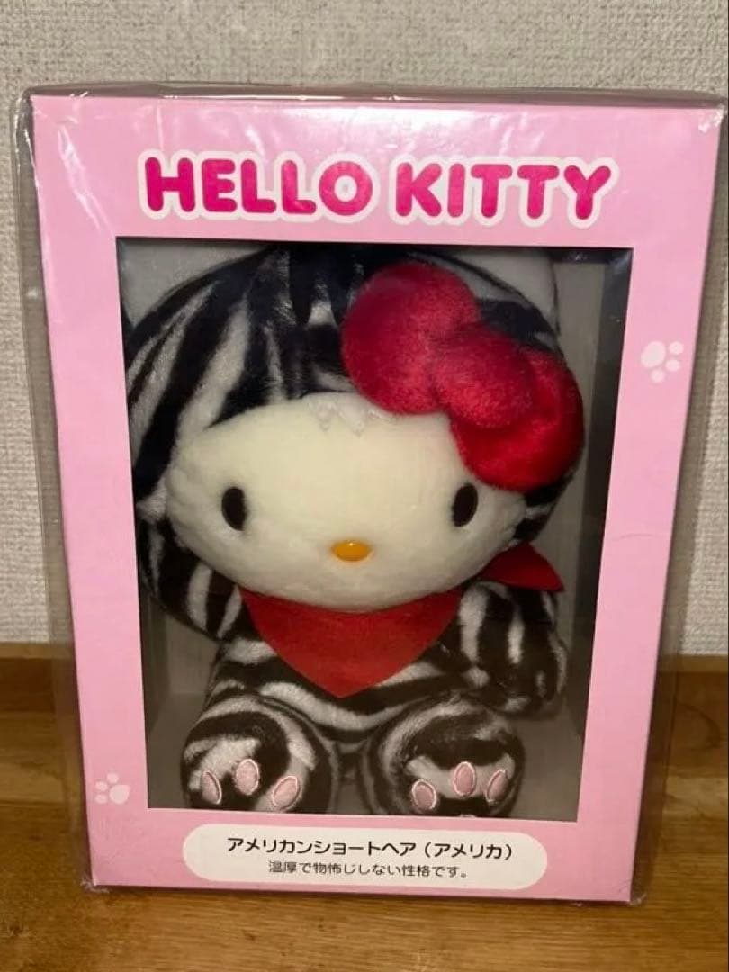 レア】ハローキティ 世界のネココレクション アメリカンショートヘア
