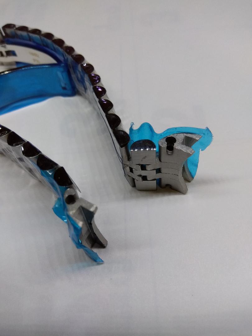 ロレックス用互換ジュビリーブレス クラウンクラスプ 王冠付き