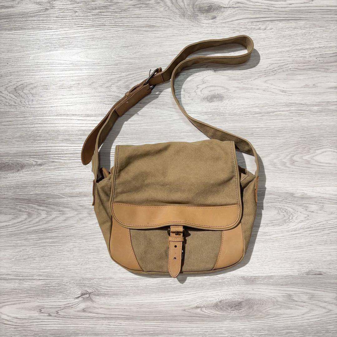 L.L.Bean メッセンジャーバッグ キャンバス レザー Y2K