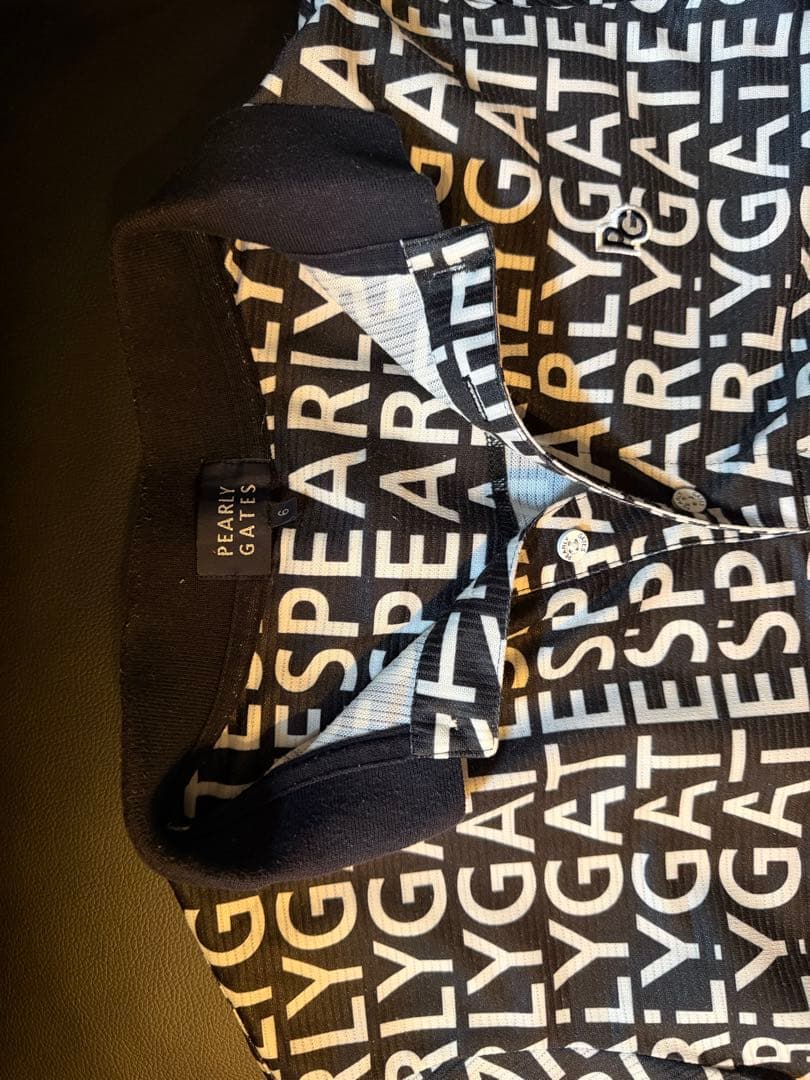 PEARLY GATES ロゴプリント ポロシャツ&ショートパンツ セットアップ PEARLY GATES ロゴプリント ポロシャツ&ショートパンツ セットアップ