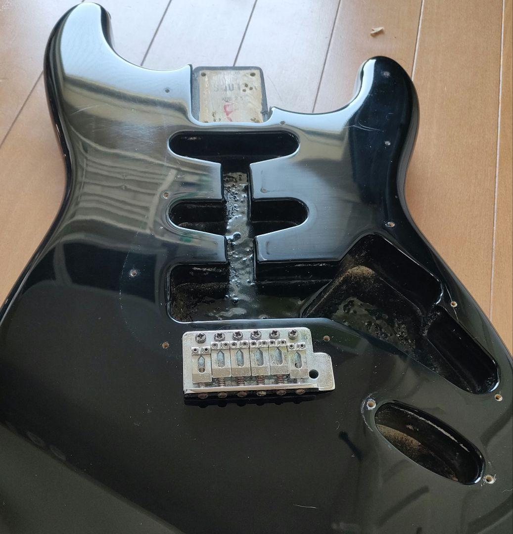Fender Mexico Stratocaster ボディ（ブラック）