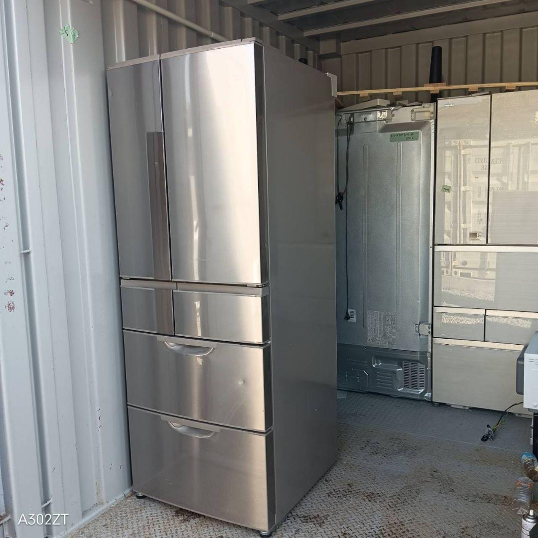 ☆送料設置無料　三菱　自動製氷機能付き大型冷蔵庫　605L 三菱電機 冷蔵庫 470L 観音開き 6ドア 幅65cm 切れちゃう瞬冷凍 氷点下