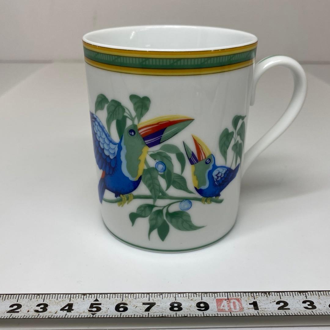 エルメス　トゥカン　マグカップ　直径約8cm タニト　東N-0901☆1F