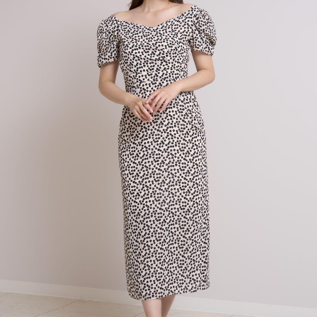 ワンピース CherryPatternCache-CoeurOne-Piece(beige)
