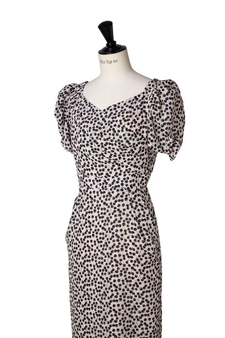 ワンピース CherryPatternCache-CoeurOne-Piece(beige)