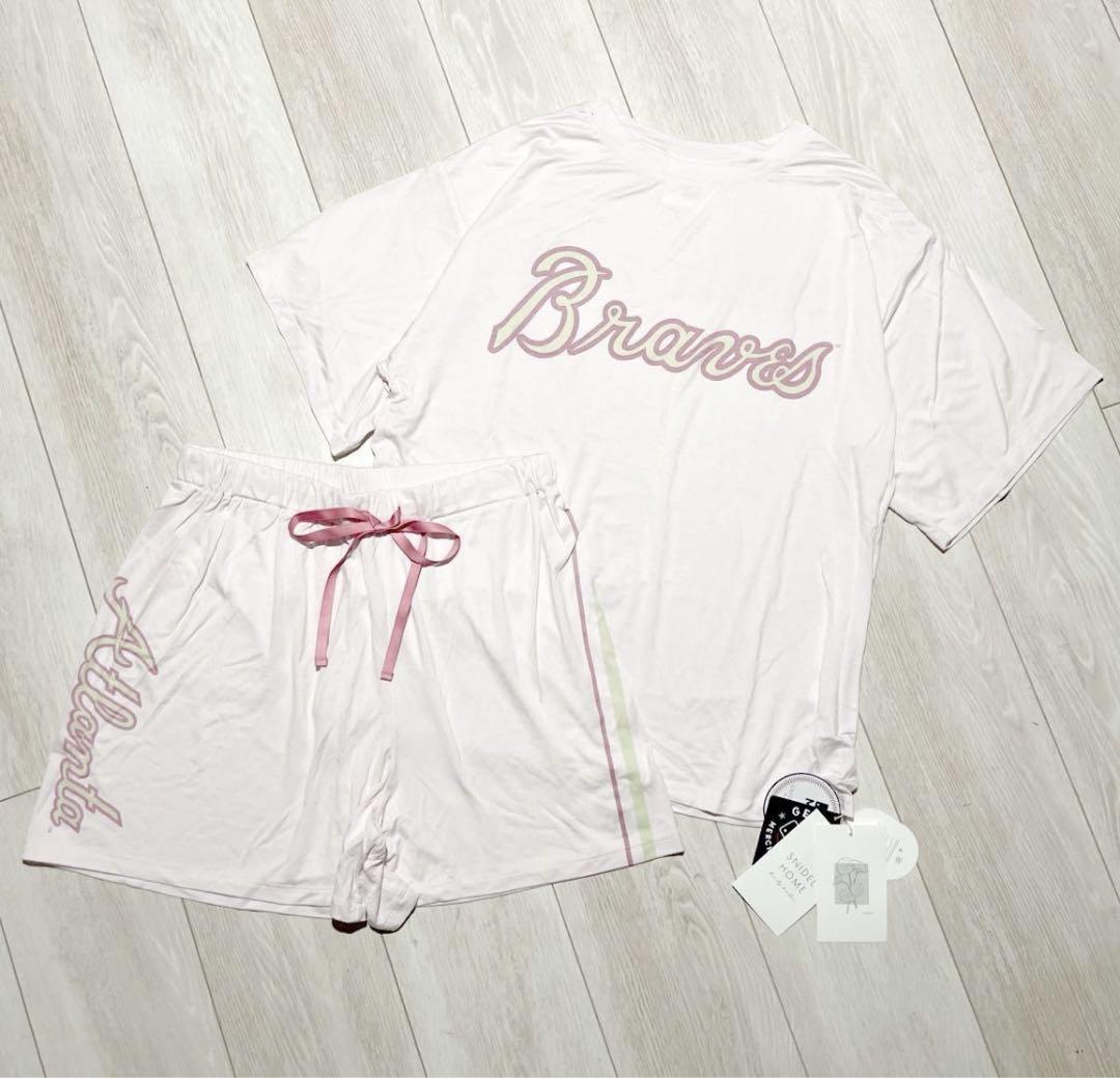 スナイデルホーム♡新品 MLB ベースボール ロゴ ルームウェア セットアップ