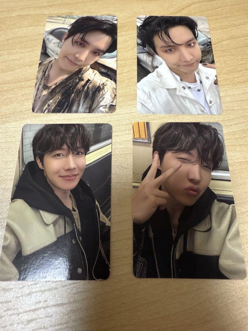 BTS jhope トレカ4枚セット BTSグッズ フォト カード 4枚 セット トレカ 防弾少年団
