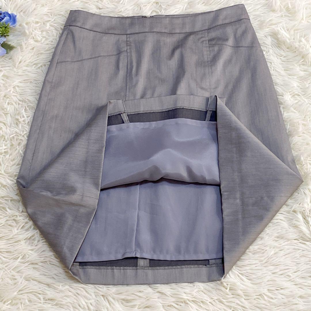 【スリーピース】23区　スーツ　パンツ　スカート　3点セット　グレー　ストレッチ