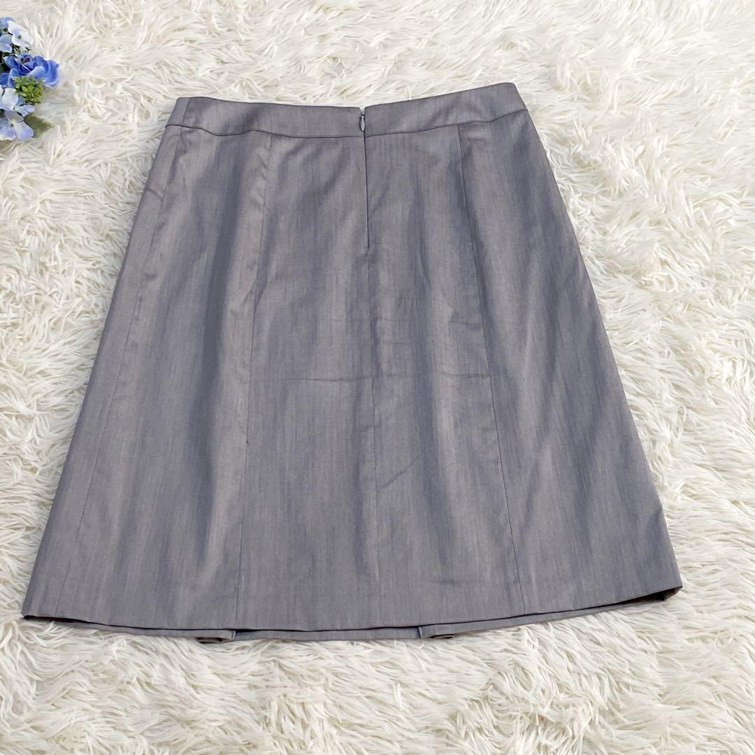【スリーピース】23区　スーツ　パンツ　スカート　3点セット　グレー　ストレッチ