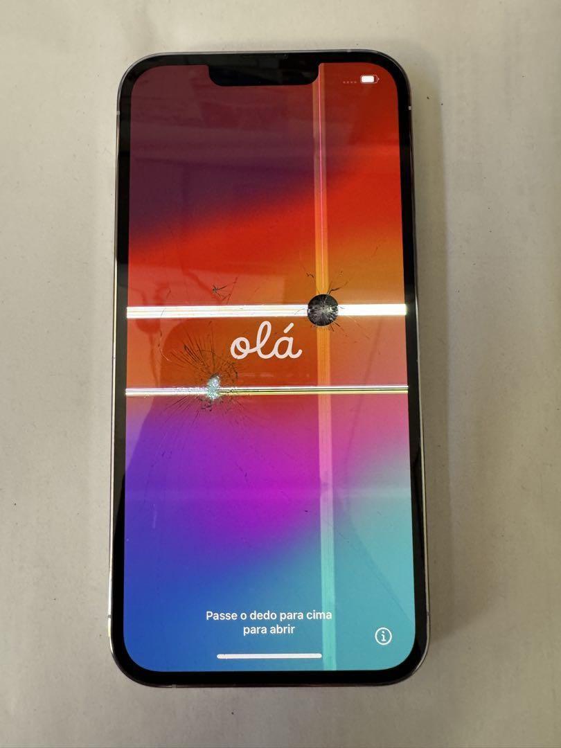 iPhone13Pro 128㎇ シルバー 画面割れ ジャンク