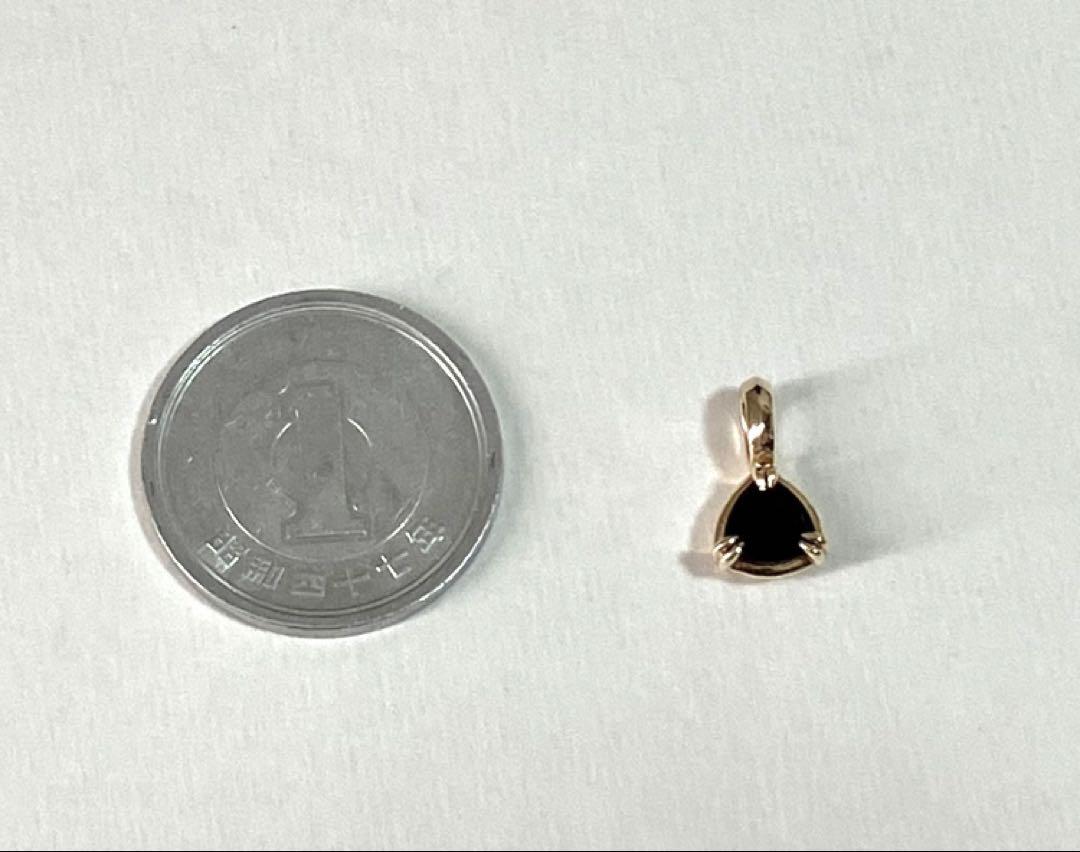 STAR JEWELRY K10ゴールド オニキスチャーム