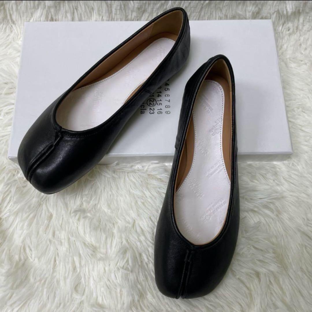 美品Maison Margiela マルジェラ tabi 足袋 バレエ MAISON MARGIELA(メゾンマルジェラ) tabi ballerina mules 足袋