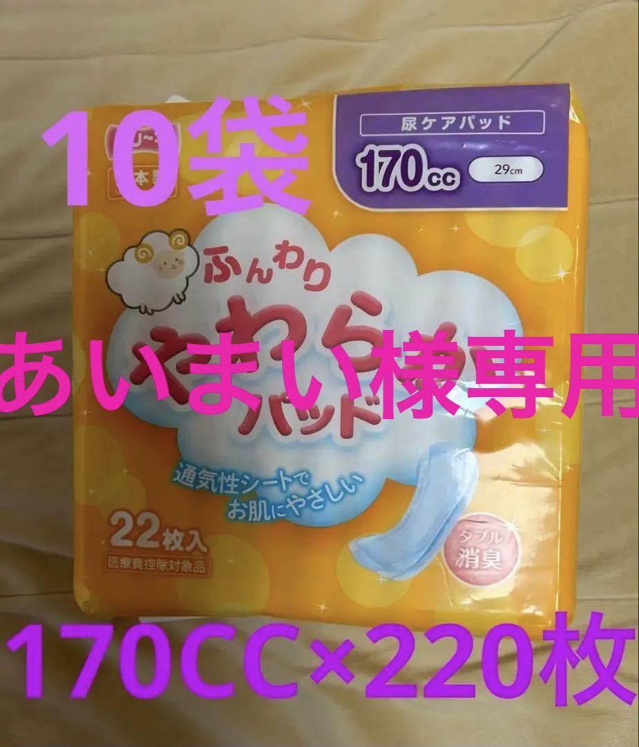フリーネやわらかパッド170CC22枚入×10袋