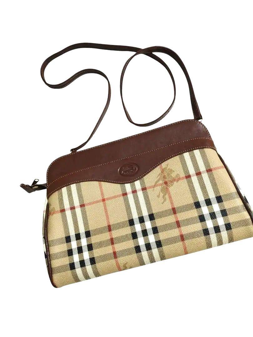 チェック柄ショルダーバッグ　BURBERRY　Burberrys バーバリー