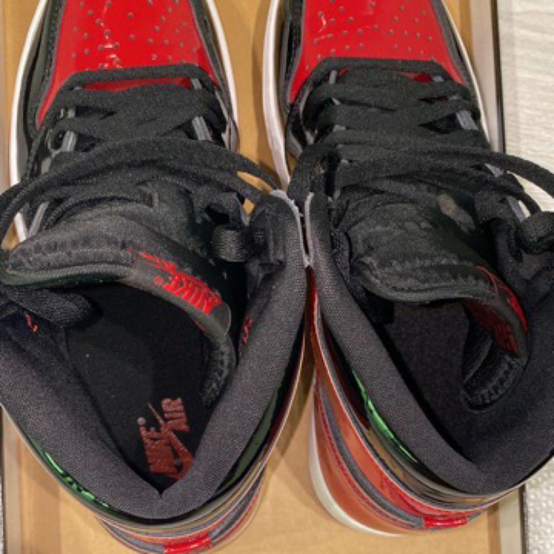 Nike Air Jordan 1 パテント　bred