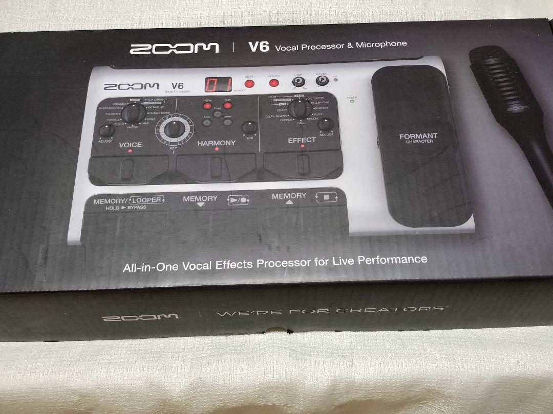 ZOOM　ボーカルプロセッサー　V6 動作確認ずみ　美品　SGV-6セット