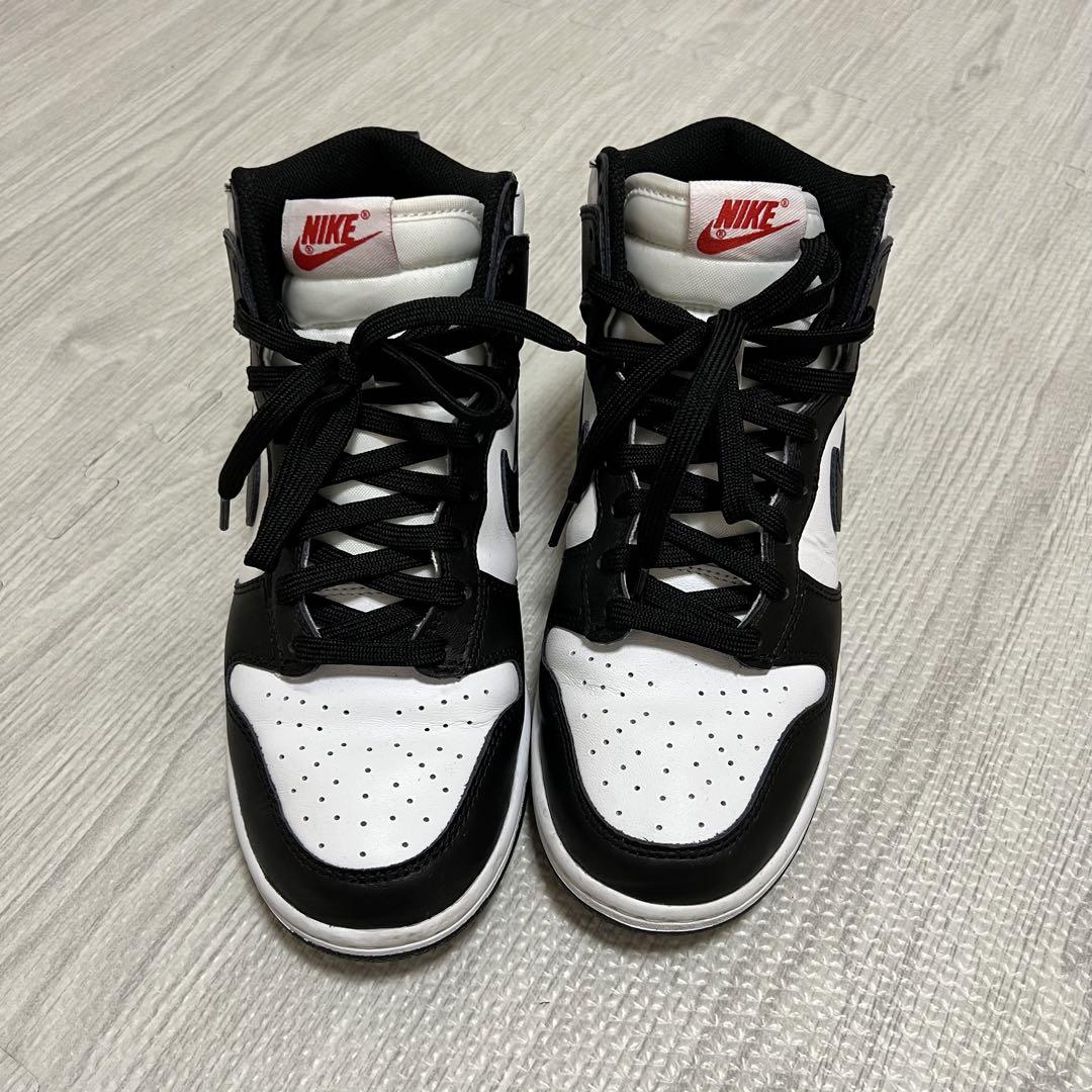 Nike Dunk High 白/黒 パンダ レディース 24cm