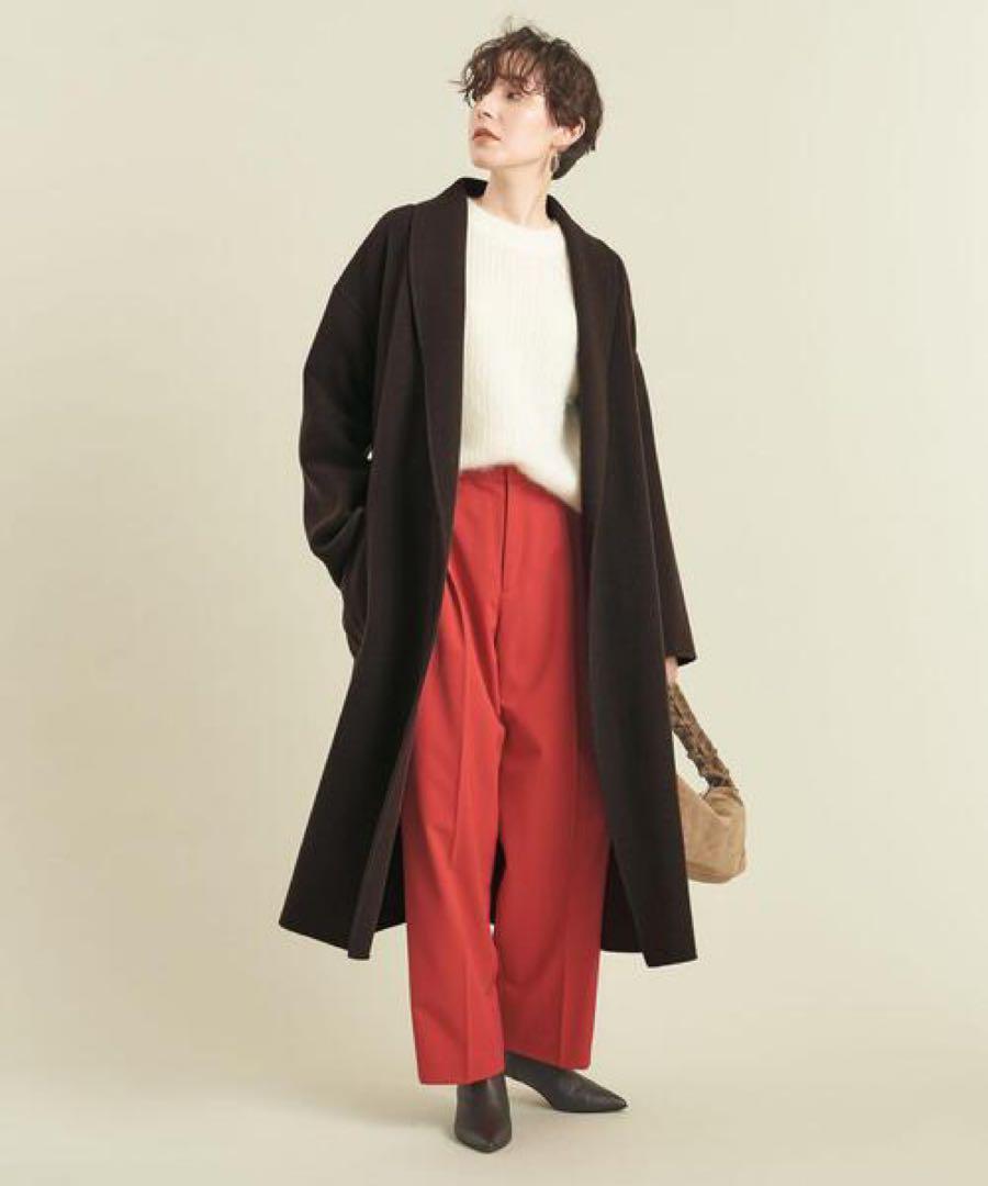 【未使用】BEAUTY&YOUTH モッサショールカラーリバーコート