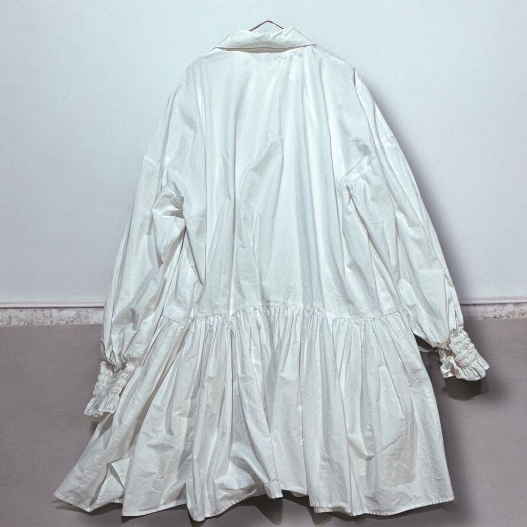 良品☆エンフォルド ギャザーチュニックSHIRT フリル ギャザー