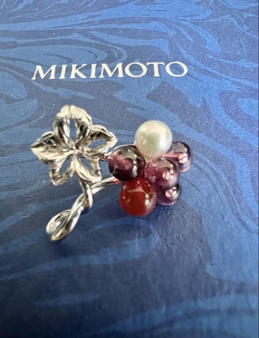 MIKIMOTO ミキモト ブローチ＆ネックレス 2WAY 葡萄モチーフ