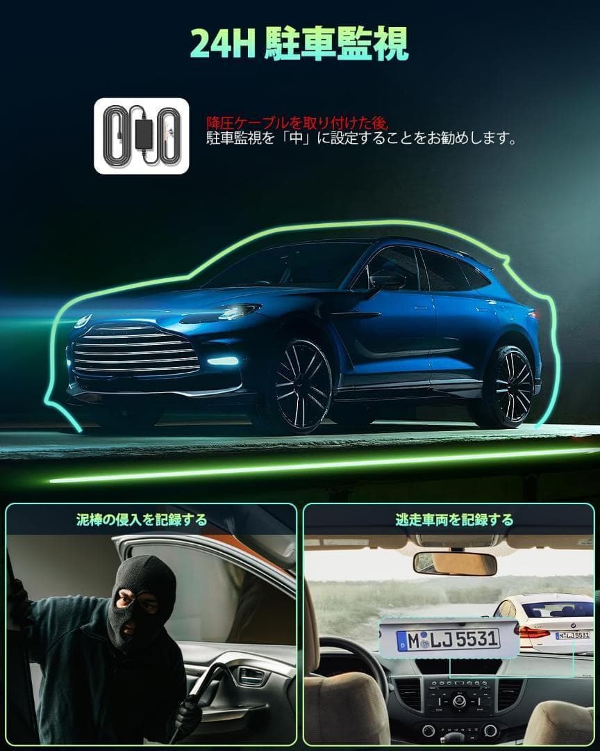 【ラスト1点】 4カメラ ドライブレコーダー 車前車左右車後 同時録画 【ラスト1点】 4カメラ ドライブレコーダー 車前車左右車後 同時録画