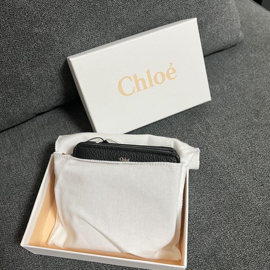 【未使用】Chloé ブラック 二つ折り財布