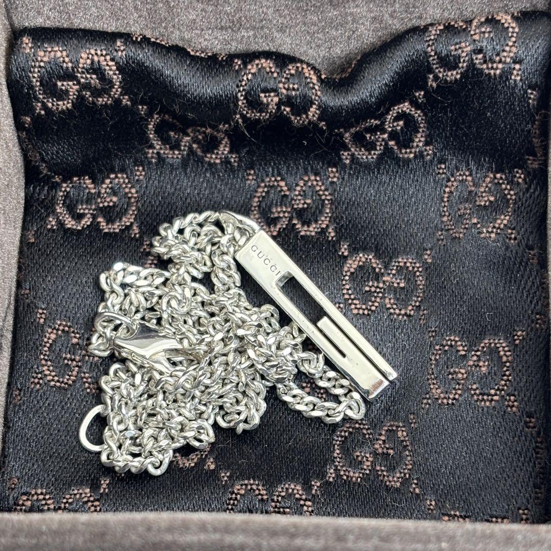 新品磨き】GUCCI カットアウトG スタンダート ネックレス 50cm