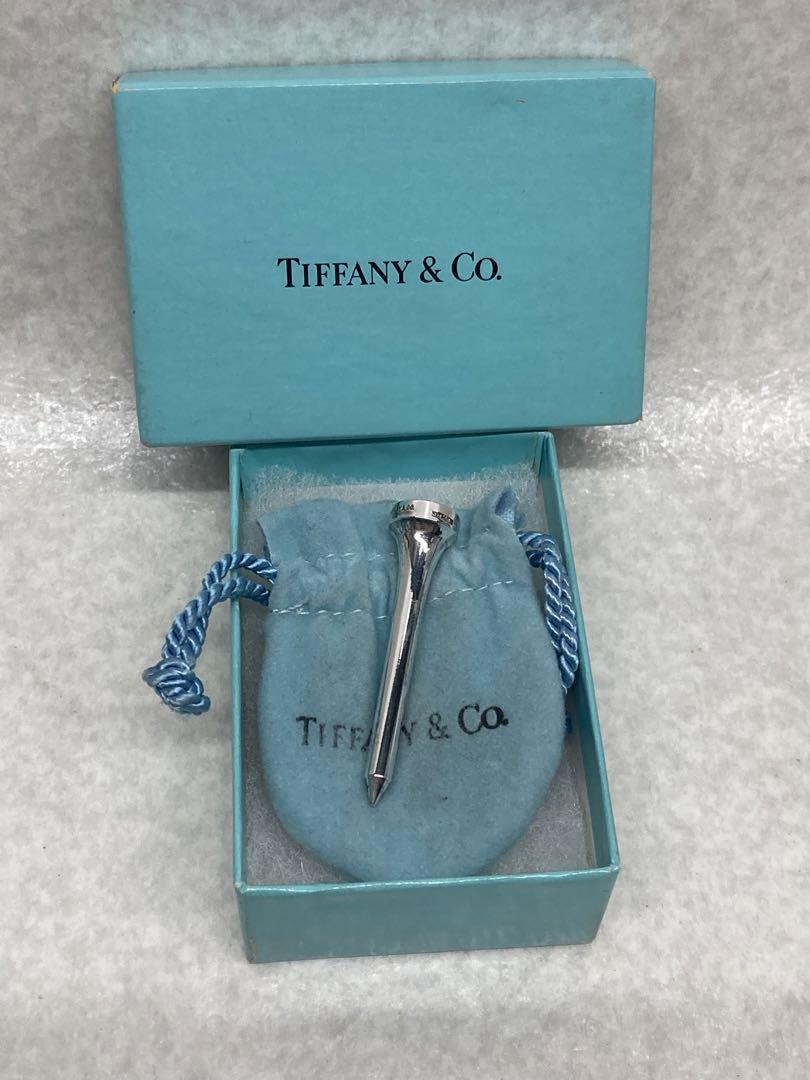 新品⭐︎TIFFANY＆CO. ティファニー ゴルフティー SILVER 925 Tiffany & Co. Sterling Silver Golf Tee and Holder Set with