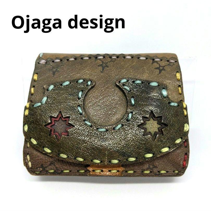 未使用級✨️ Ojaga design オジャガデザイン 2つ折り財布 モロッコ